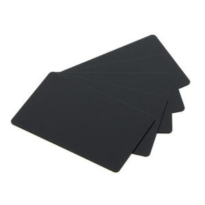 PVC mat black cards